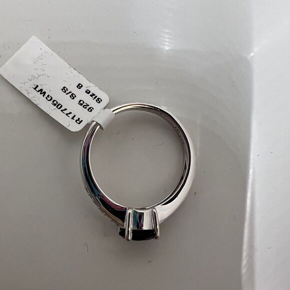 Ravishing LadiesāSterlingĀ SilverāGarnetāandāTopazāSizeā8āDesignerāRing - Picture 4 of 5